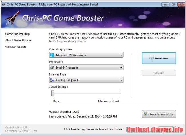 Chris-PC RAM Booster 7.06.30 download the new version for ios