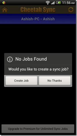 Nhấn chọn Create Job