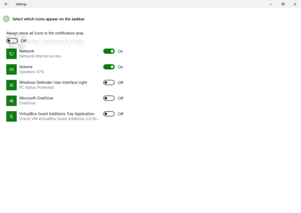 Tại đây bạn click chọn liên kết Select which icons appear on the taskbar