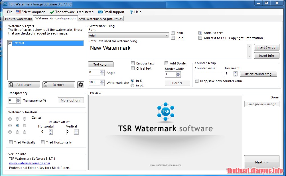 Download TSR Watermark Image Pro 3.6.1.1 Full Crack, phần mềm đóng dấu bản quyền ảnh, TSR Watermark Image Pro, TSR Watermark Image Pro free download, TSR Watermark Image Pro full crack, TSR Watermark Image Pro full key