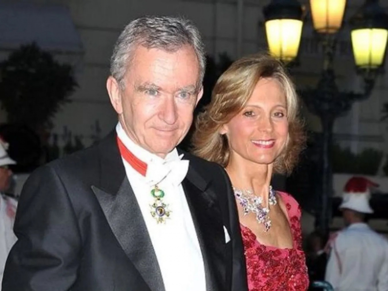Bernard Arnault và Helene Mercier