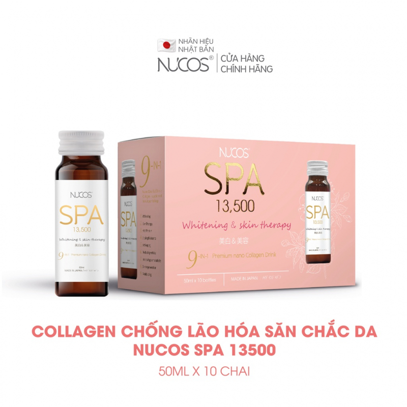 Collagen chống lão hóa săn chắc da Nucos Spa 13500 50ml x 10 chai