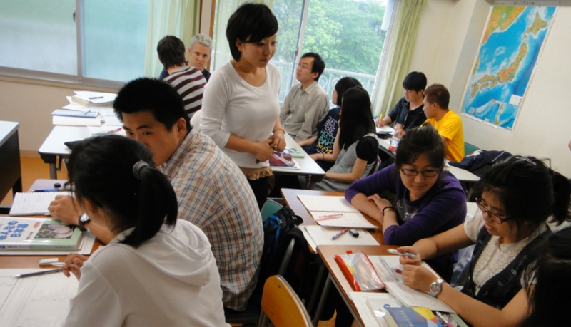 Lớp học tại Nhật ngữ Hướng Minh