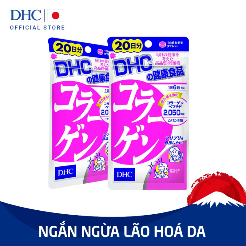 Viên uống chống lão hóa đẹp da DHC Collagen Nhật Bản 20 Ngày (120v/gói)
